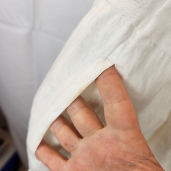 Left on friday white tiered dress L(estimated) in EUC - Picture 7 of 8